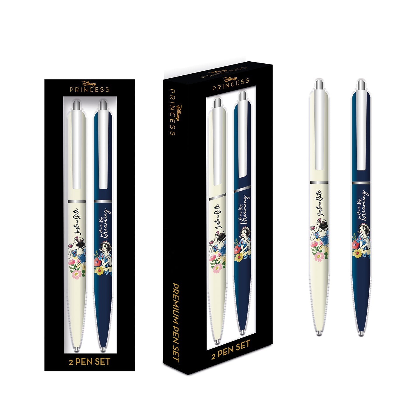 Set Penne 2Pz Disney Snow White Just One Bite - Sr74035 Set Penne 2Pz Disney Snow White Just One Bite - Sr74035